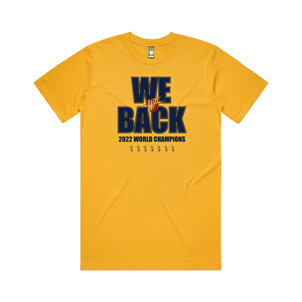 WE BACK CHAMPIONSHIP TEE