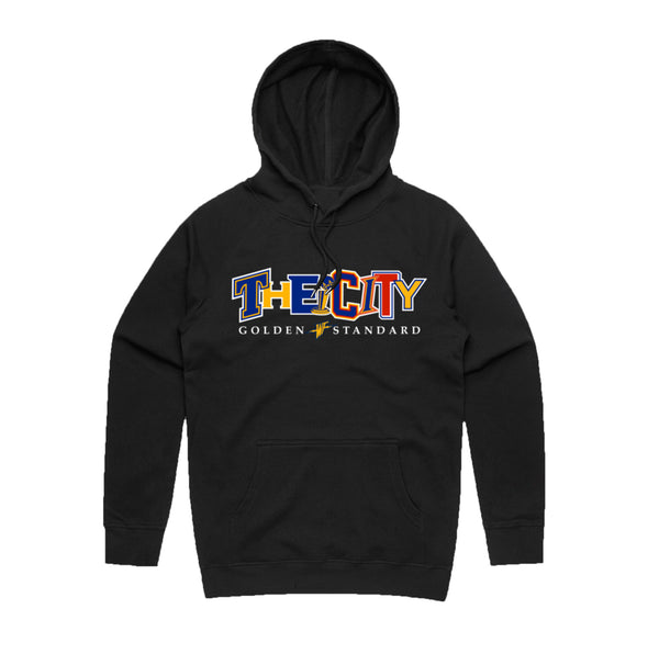 THE CITY MIXED FONT HOODIE (BLACK)
