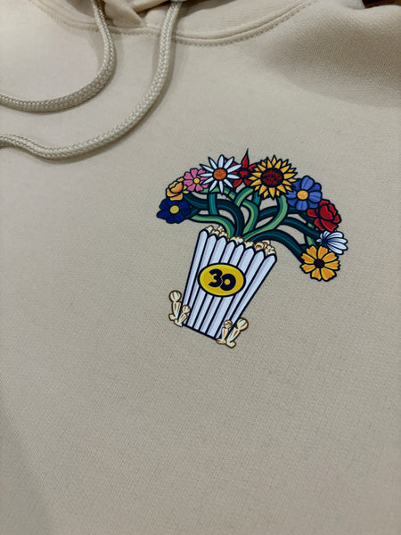FLOWERS FOR THE CHEF HOODIE (CREAM)