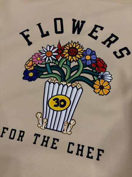 FLOWERS FOR THE CHEF TEE (CREAM)