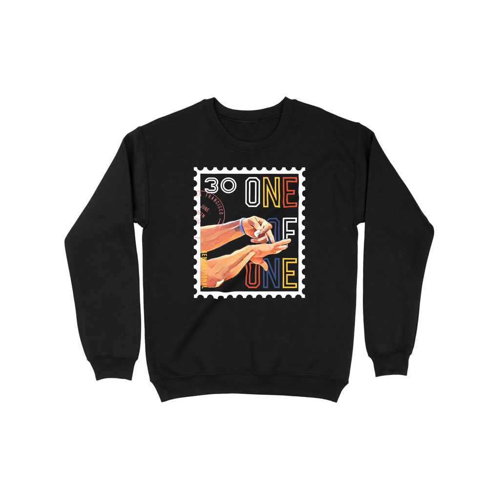 ONE OF ONE STAMP CREWNECK SWEATER