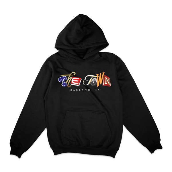 THE TOWN MIXED FONT HOODIE