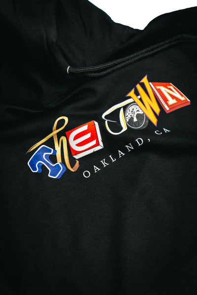 THE TOWN MIXED FONT HOODIE