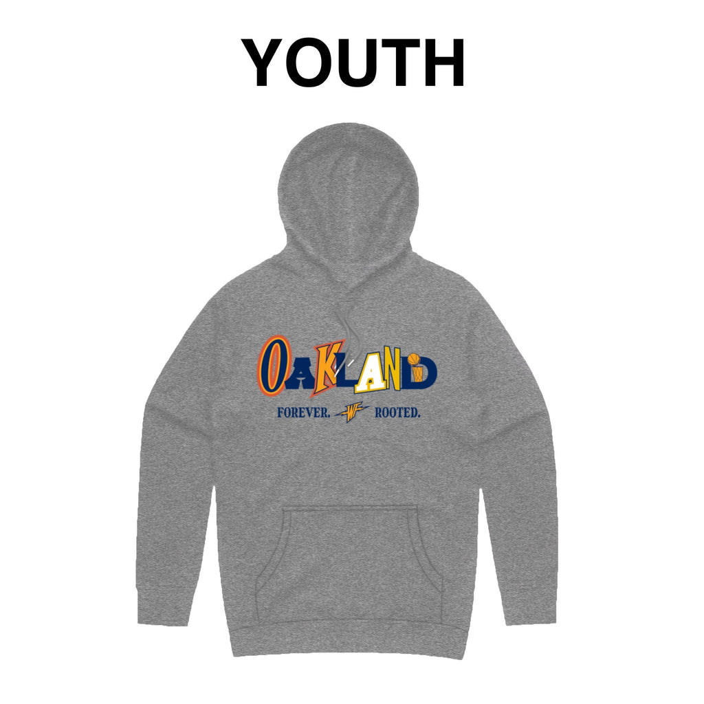 (YOUTH) OAKLAND MIXED FONT HOODIE