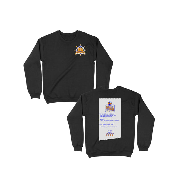 KLAY RECEIPTS CREWNECK SWEATER